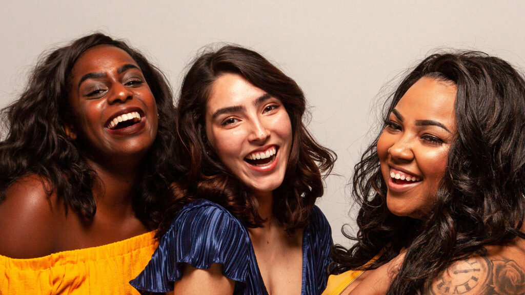 Diverse Women smiling and laughing